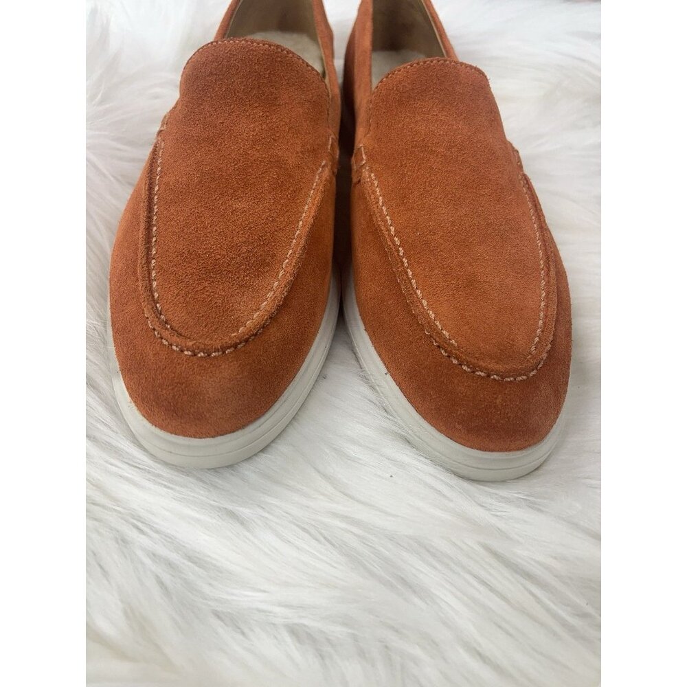 NEW Peter Millar CROWN CRAFT EXCURSIONIST VENETIAN SUEDE LOAFER Vtg Cayenne 9.5 - Picture 6 of 9